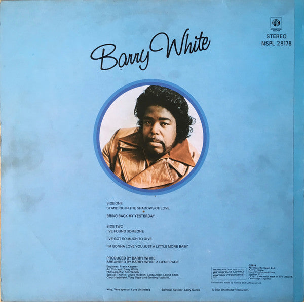 Barry White -I've Got So Much To Give