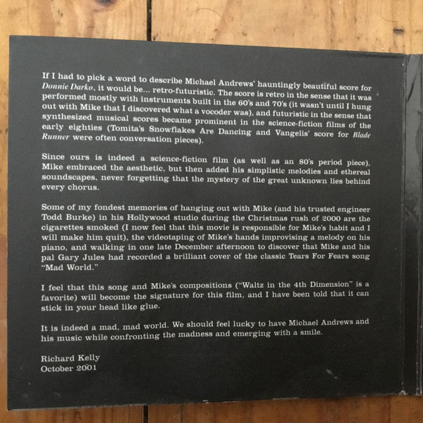 Michael Andrews -Donnie Darko (Music From The Original Motion Picture Score)