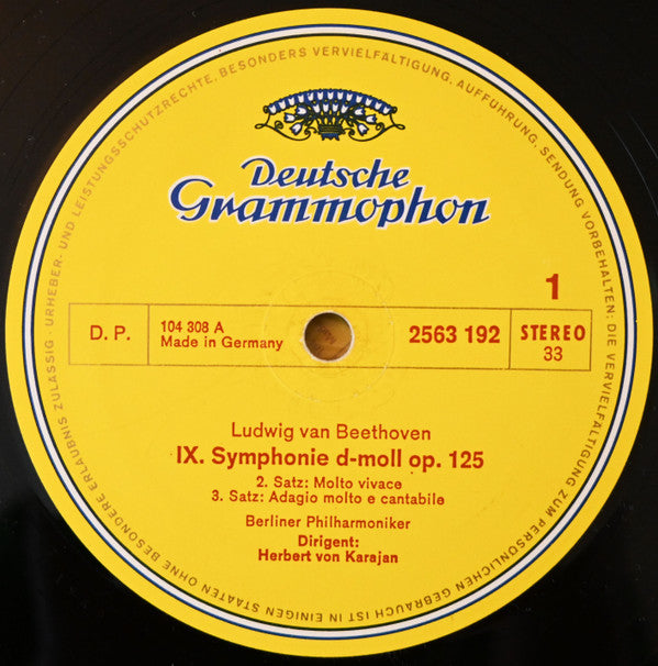 Ludwig van Beethoven, Berliner Philharmoniker, Herbert von Karajan - 9 Symphonien