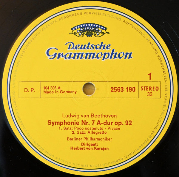 Ludwig van Beethoven, Berliner Philharmoniker, Herbert von Karajan - 9 Symphonien