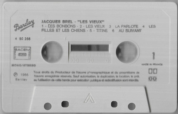Jacques Brel - 6 - Les Vieux