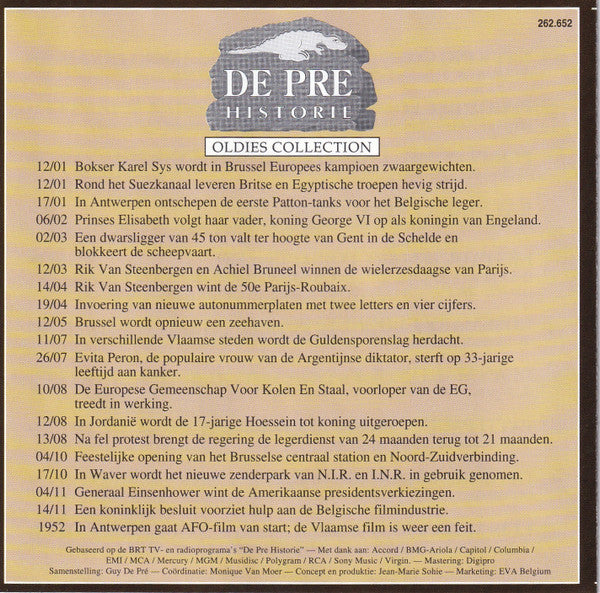 Various -De Pre Historie 200 Original Hits 1950-1959