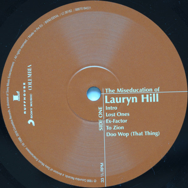 Lauryn Hill -The Miseducation Of Lauryn Hill