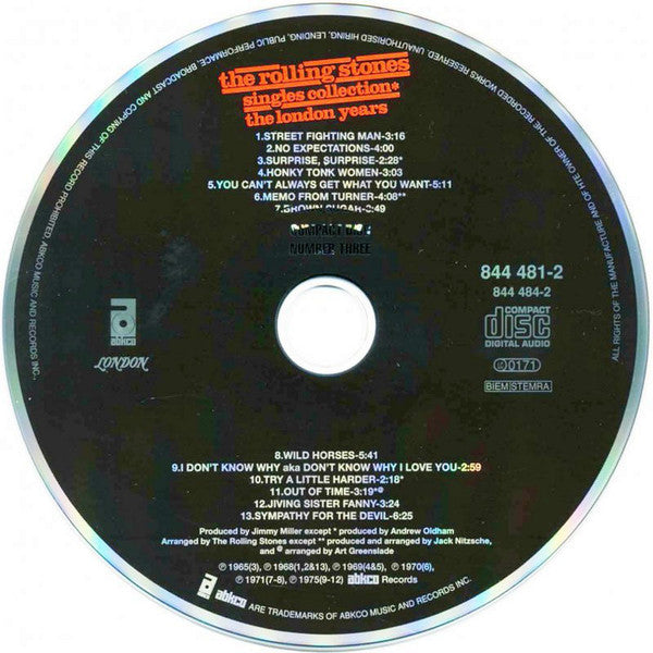 The Rolling Stones -Singles Collection ✱ The London Years