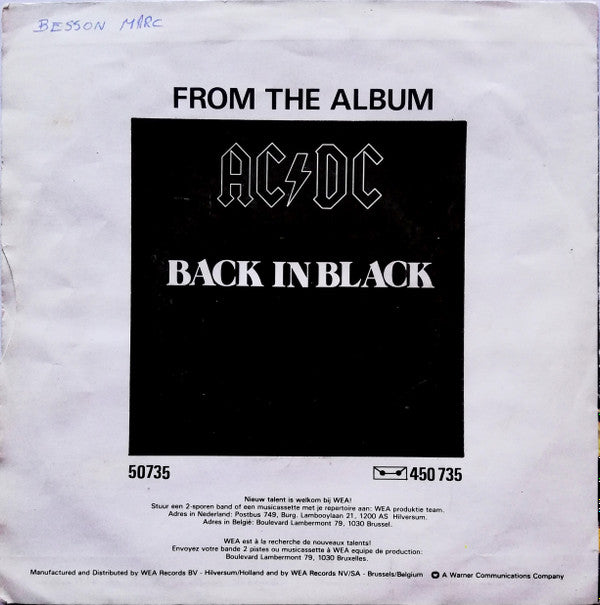 AC/DC - You Shook Me All Night Long