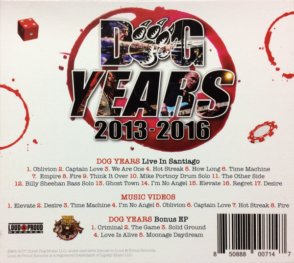 The Winery Dogs -Dog Years - Live in Santiago & Beyond 2013-2016
