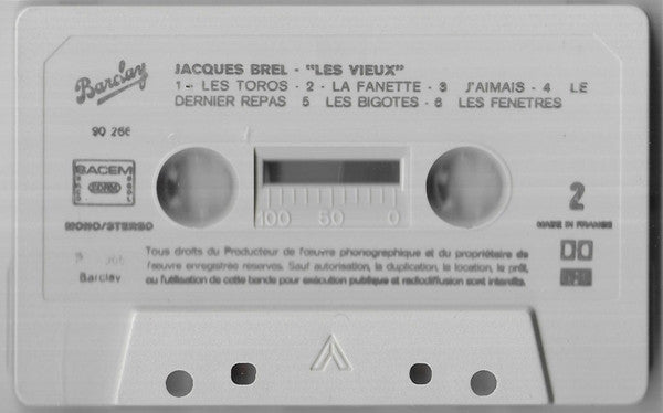 Jacques Brel - 6 - Les Vieux