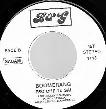 Boomerang (30) -Questo Strano Amore