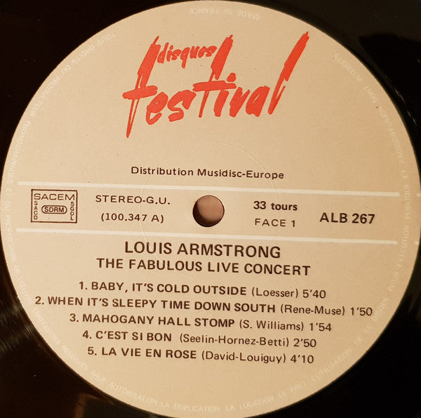 Louis Armstrong -The Two Greatest Concerts