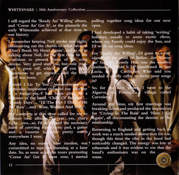 Whitesnake -30th Anniversary Collection