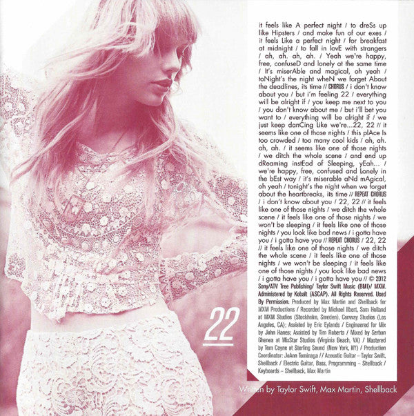 Taylor Swift -Red