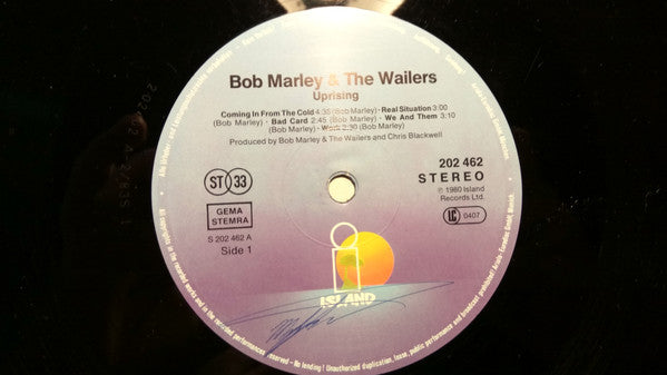 Bob Marley & The Wailers -Uprising