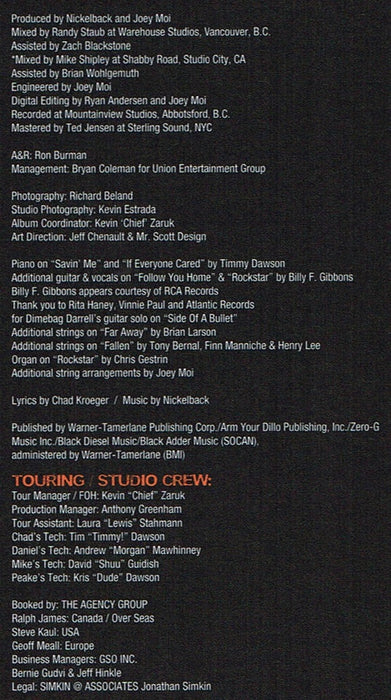 Nickelback - All The Right Reasons