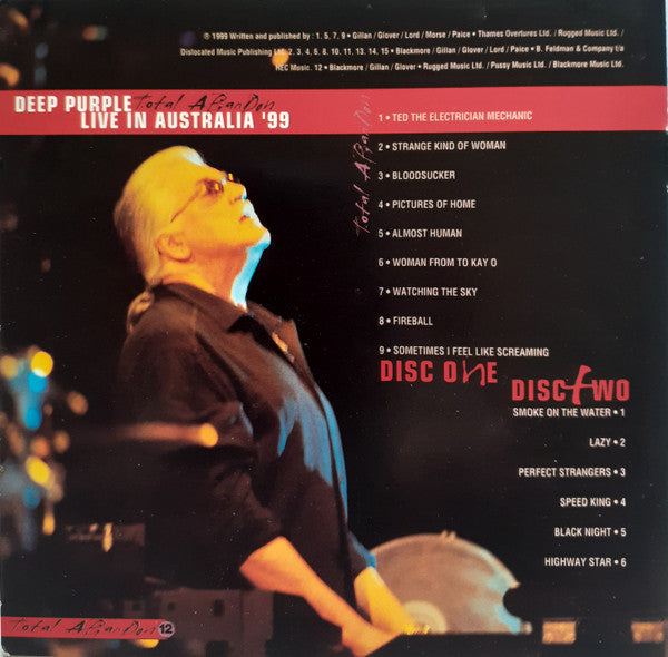 Deep Purple -Total Abandon - Australia '99