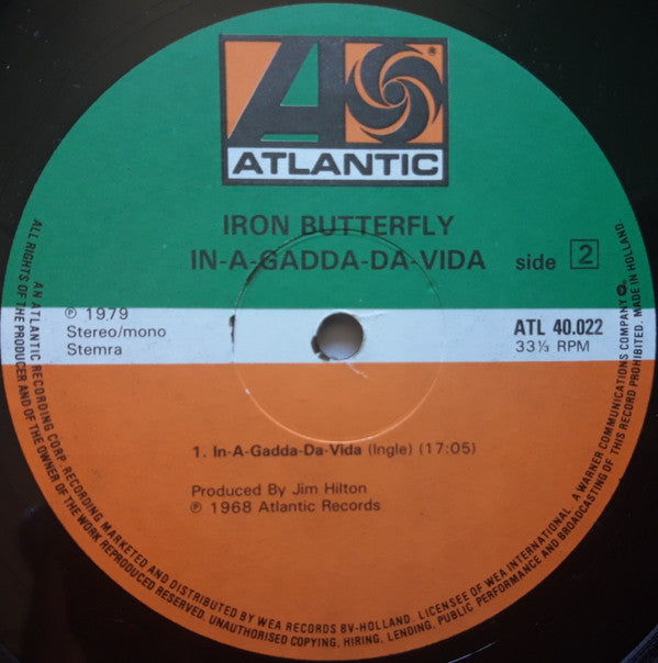 Iron Butterfly -In-A-Gadda-Da-Vida