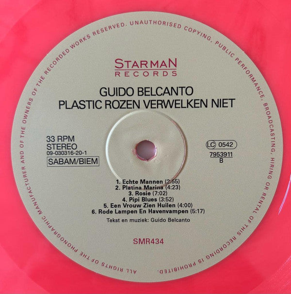 Guido Belcanto -Plastic Rozen Verwelken Niet