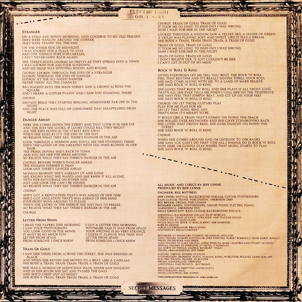 Electric Light Orchestra -Secret Messages