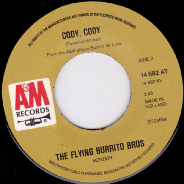 The Flying Burrito Bros -Man In The Fog / Cody, Cody
