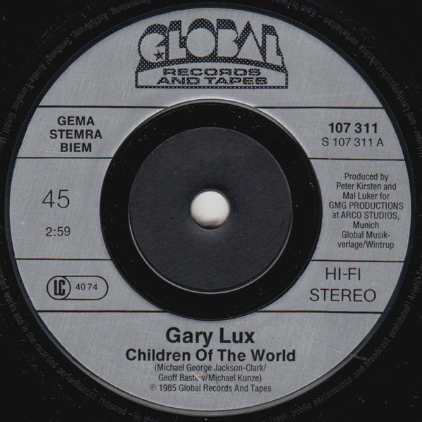 Gary Lux -Children Of The World