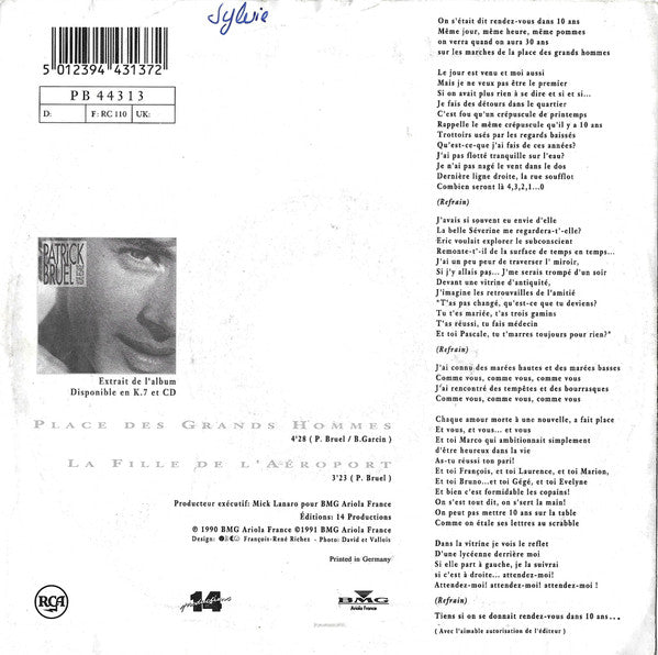 Patrick Bruel -Place Des Grands Hommes...