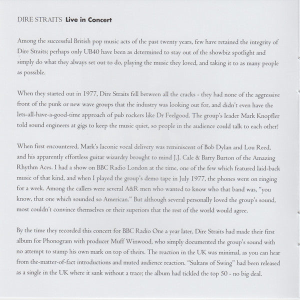 Dire Straits - Live At The BBC