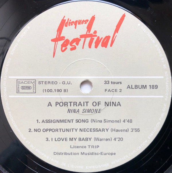 Nina Simone - A Portrait Of Nina