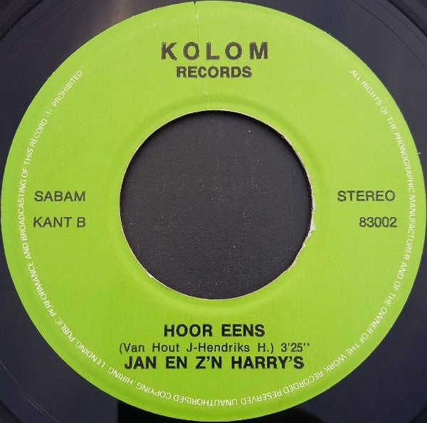 Jan En Z'n Harry's -Geniet Van Het Leven