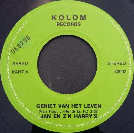 Jan En Z'n Harry's -Geniet Van Het Leven