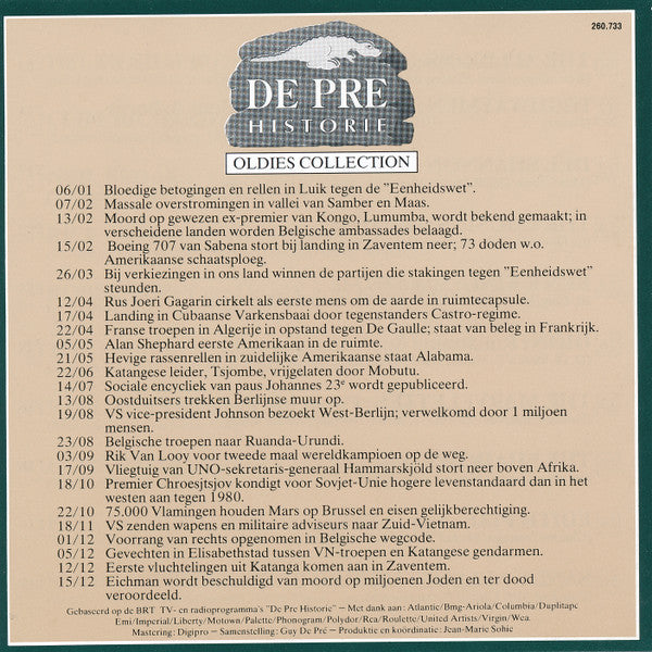 Various -De Pre Historie 200 Original Hits 1960-1969