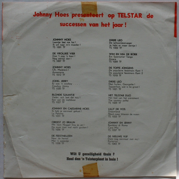 Johnny Hoes -De Haan Van Ome Daan