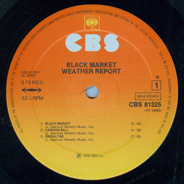 Weather Report -Black Market