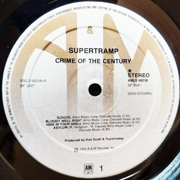 Supertramp - Crime Of The Century