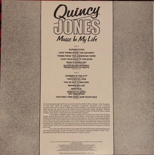 Quincy Jones -Music In My Life