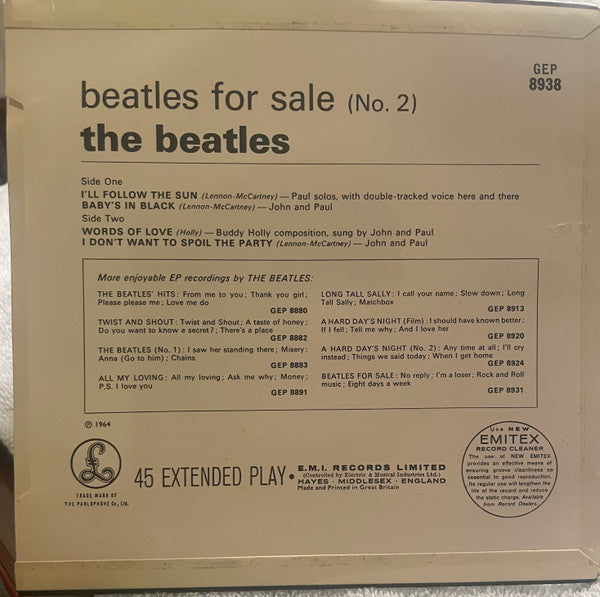 The Beatles -Beatles For Sale (No. 2)