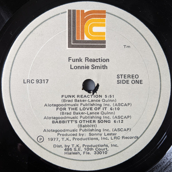 Lonnie Smith -Funk Reaction
