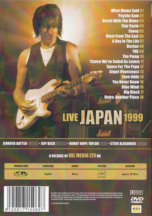 Jeff Beck -Live Japan 1999