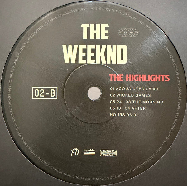 The Weeknd -The Highlights