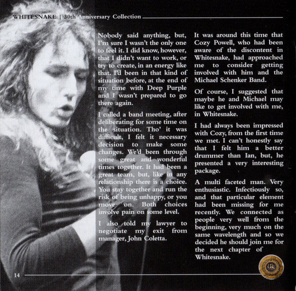 Whitesnake -30th Anniversary Collection