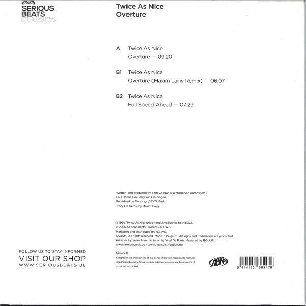 Twice As Nice - Overture