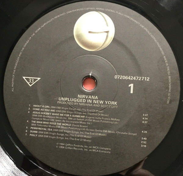 Nirvana -MTV Unplugged In New York