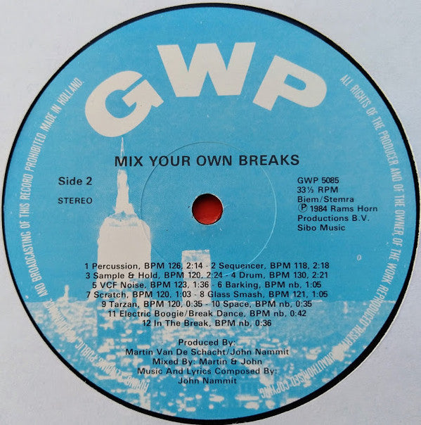 Martin van der Schagt / John Nammit -Mix Your Own Breaks
