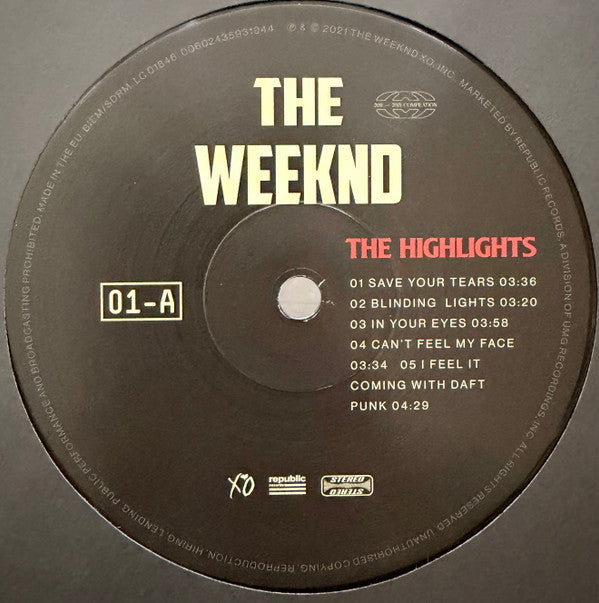 The Weeknd -The Highlights