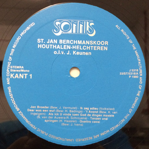 O.l.v.*, Jos Keunen - Volksliederen &amp; Madrigalen