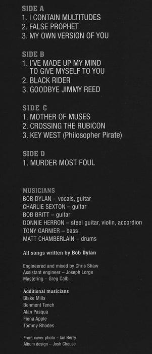Bob Dylan -Rough And Rowdy Ways