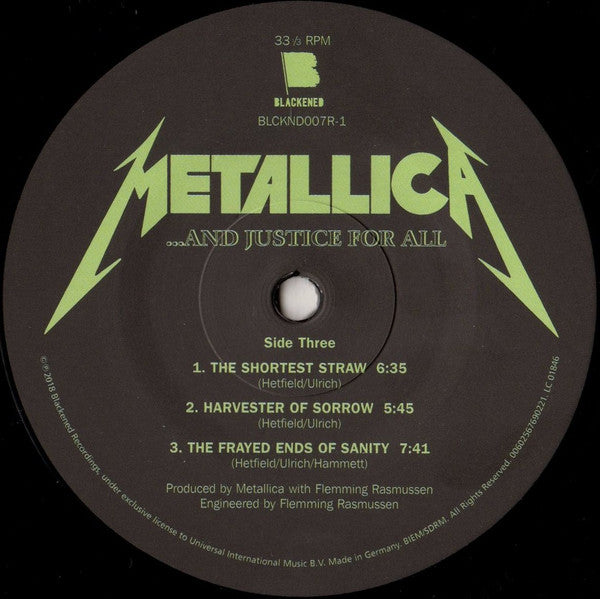 Metallica -...And Justice For All