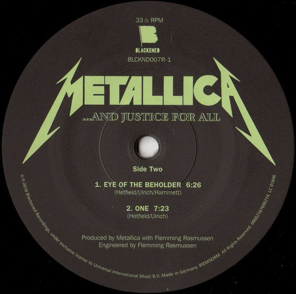 Metallica -...And Justice For All