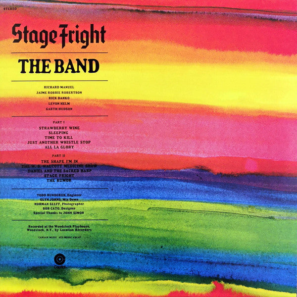 The Band - Stage Fright