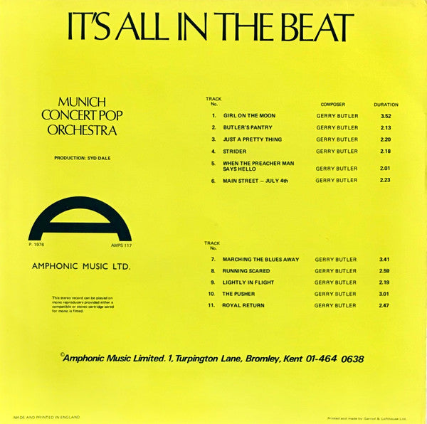 Munich Concert Pop Orchestra -It's All In The Beat