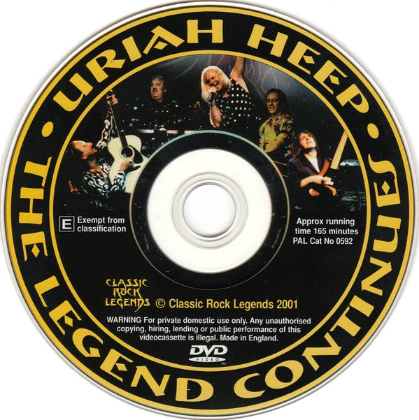 Uriah Heep - The Legend Continues... A Celebration Of Thirty Years In Rock