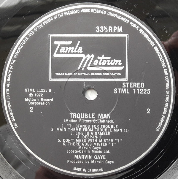 Marvin Gaye -Trouble Man